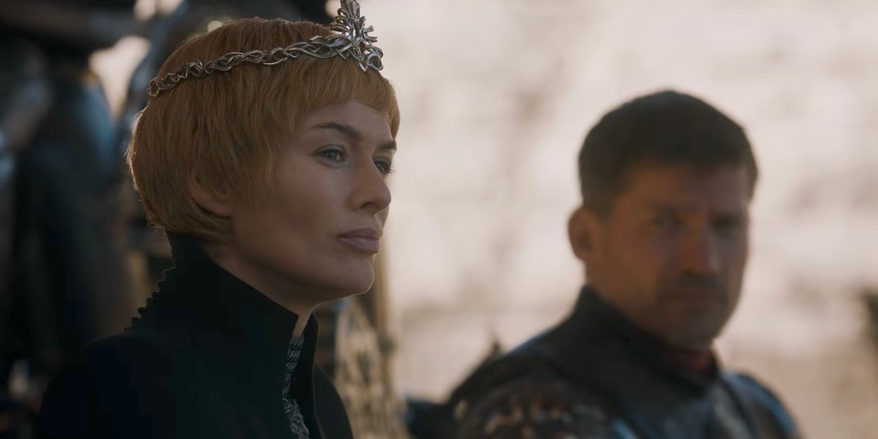 Cersei and Jaime Lannister in the Dragon Pit