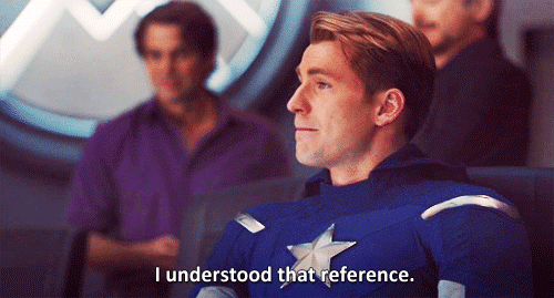 Steve Rogers / Captain America in Marvel's The Avengers: "I understood that reference"