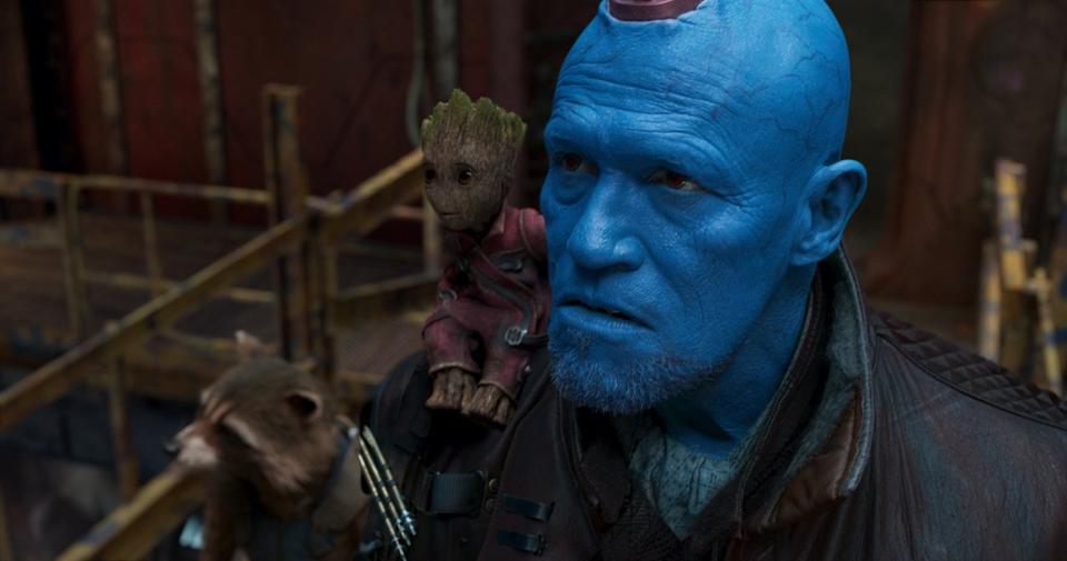 Yondu, Rocket, and Baby Groot in Guardians of the Galaxy Vol. 2