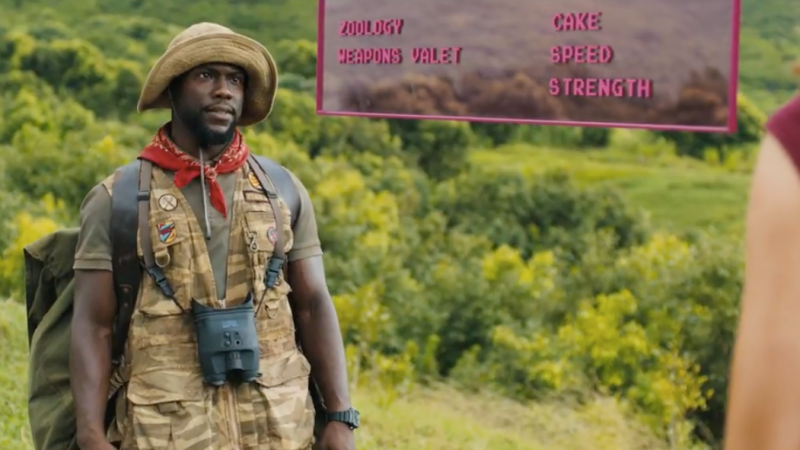 Kevin Hart as Franklin "Mouse" Finbar in Jumanji: Welcome to the Jungle