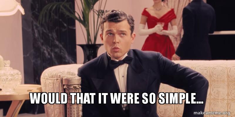 "Would that it were so simple..." Alden Ehrenreich as Hobie Doyle in the Coen Brothers' Hail Caesar!