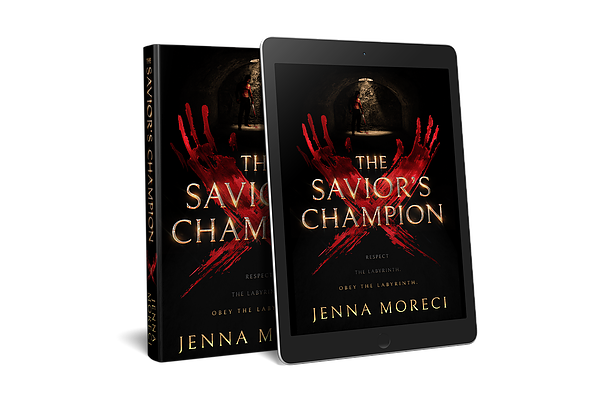 The Savior's Champion book by Jenna Moreci, in print and on Kindle