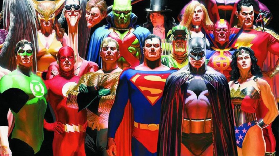 The Justice League, as painted by artist Alex Ross