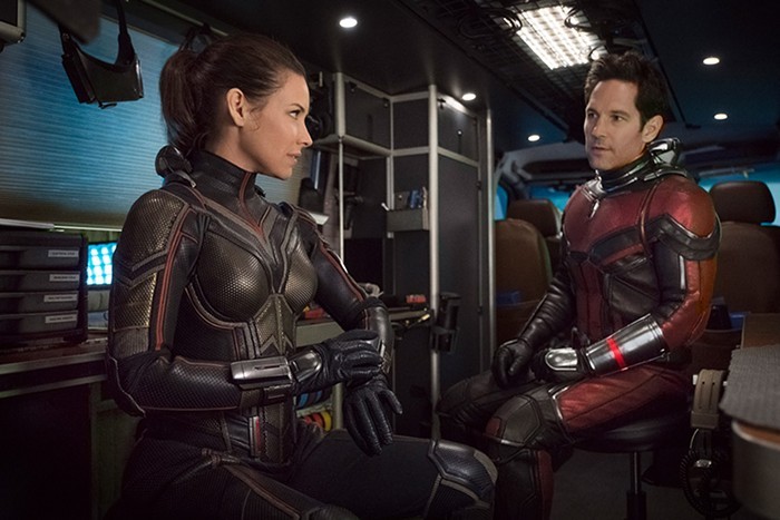 Hope van Dyne (Evangeline Lilly) and Scott Lang (Paul Rudd) in Ant-Man and the Wasp
