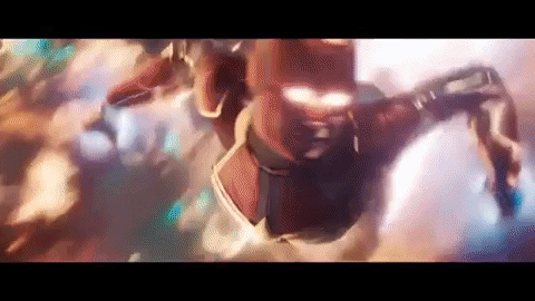 Captain Marvel destroys some Kree warships