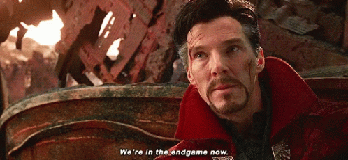 Doctor Strange (Benedict Cumberbatch) prepares for Avengers: Endgame