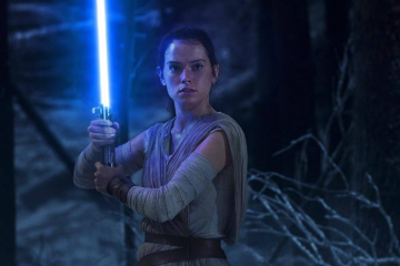 Daisy Ridley stars as Rey in Star Wars: The Force Awakens