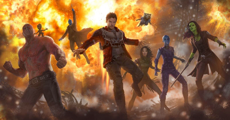 Concept art for Marvel's Guardians of the Galaxy Vol. 2