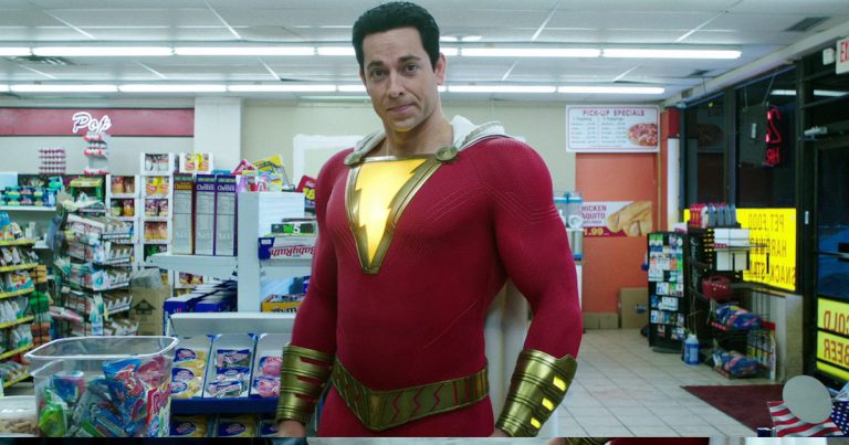 Zachary Levi stars as Billy Batson in the Warner Bros. DC superhero movie Shazam!